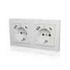 ICY BOX IB-MPS4200W-PD regleta Tipo F + USB A + USB C blanca