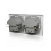 ICY BOX IB-MPS4200W-PD regleta Tipo F + USB A + USB C blanca