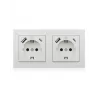 ICY BOX IB-MPS4200W-PD regleta Tipo F + USB A + USB C blanca