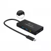 Hub USB capturadora de vídeo j5create JVA01-N 1920x1080 30Hz negro