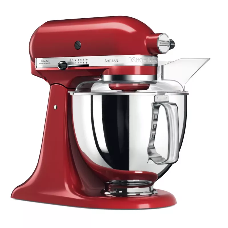 Robot de cocina KitchenAid Artisan 5KSM175PS — 300 W, 4,8 l bol de acero inoxidable, rojo