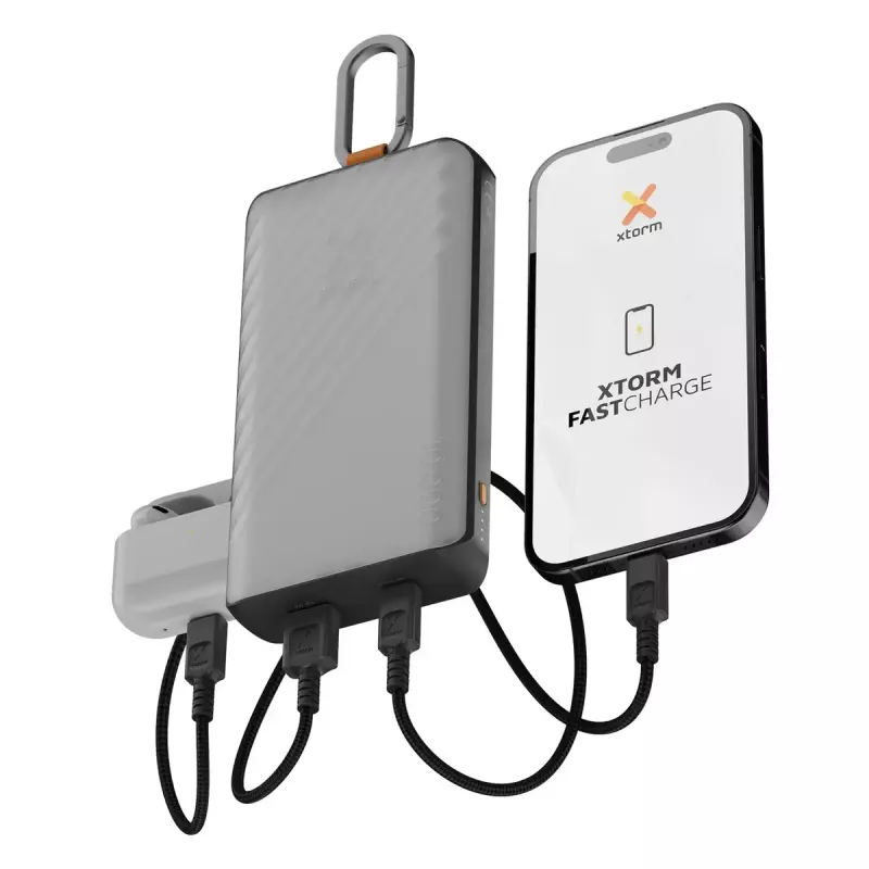 Xtorm Go2 Series XG2S101 batería externa solar, 10000 mAh, 15 W, negro