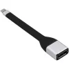 Adaptador de cable de vídeo Techly ICOC-USBC-DP12 0,131 m USB Type-C DisplayPort negro