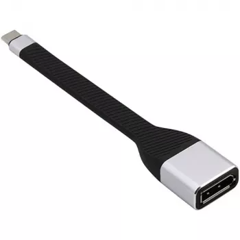 Adaptador de cable de vídeo Techly ICOC-USBC-DP12 0,131 m USB Type-C DisplayPort negro