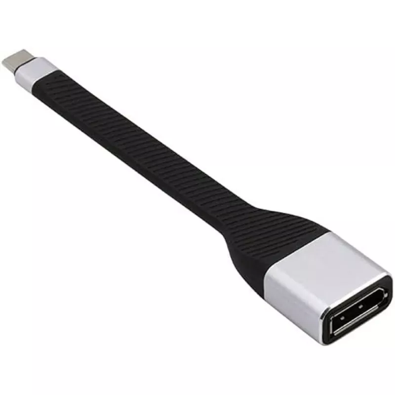 Adaptador de cable de vídeo Techly ICOC-USBC-DP12 0,131 m USB Type-C DisplayPort negro