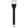 Adaptador de cable de vídeo Techly ICOC-USBC-DP12 0,131 m USB Type-C DisplayPort negro