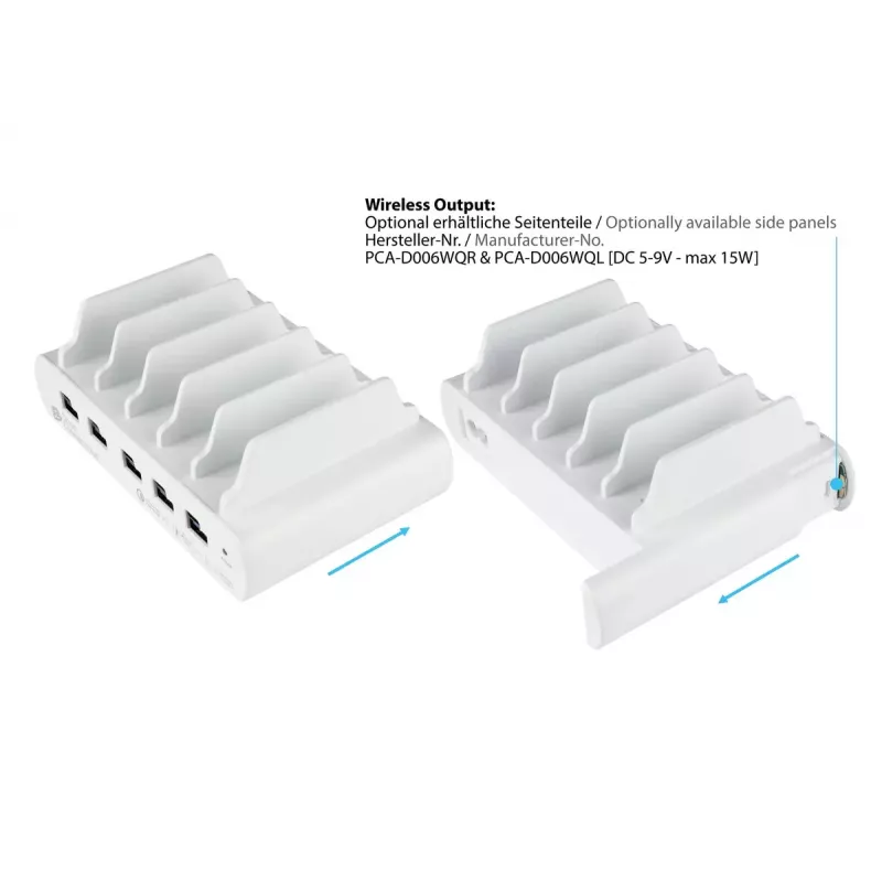 Estación de carga independiente Alcasa PCA-D006W Blanco 110W 100-240V
