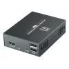 Kit de extensión AV (transmisor y receptor) LEVELONE HVE-8111, 3840x2160, Cat6, USB-A/USB-B, DC 12V (2 uds.)