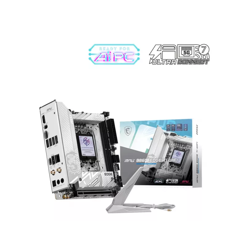 Placa base MSI MPG B860I EDGE TI WIFI Intel B860 LGA 1851 (Socket V1) Mini-ITX
