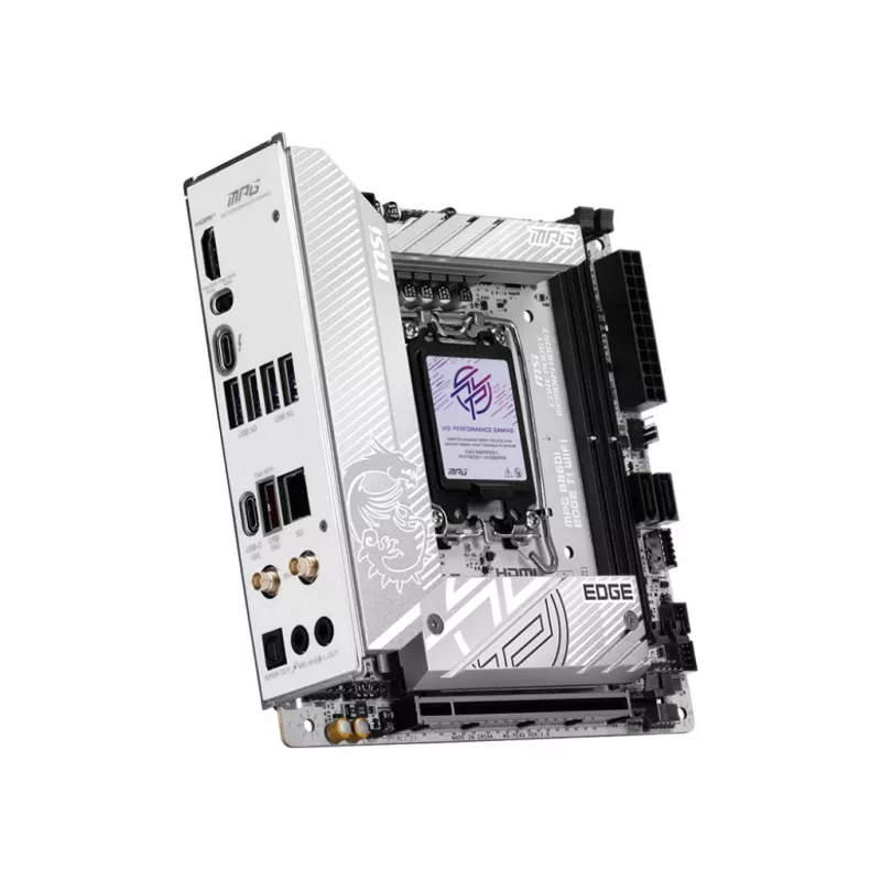 Placa base MSI MPG B860I EDGE TI WIFI Intel B860 LGA 1851 (Socket V1) Mini-ITX