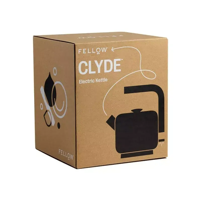 Hervidor de agua FELLOW Clyde 1,0 L 1200 W – carcasa de silicona, depósito de 1,5 L, negro