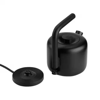 Hervidor de agua FELLOW Clyde 1,0 L 1200 W – carcasa de silicona, depósito de 1,5 L, negro