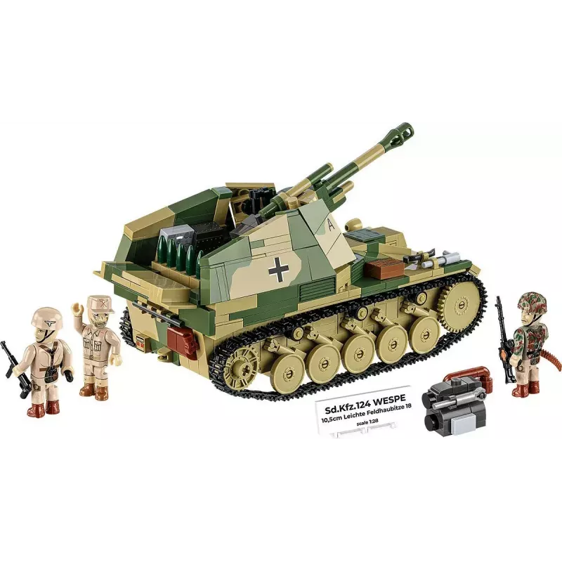 Cobi Blocks SD.KFZ.124 Wespe kit de modelismo, 860 bloques