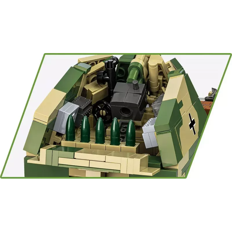 Cobi Blocks SD.KFZ.124 Wespe kit de modelismo, 860 bloques