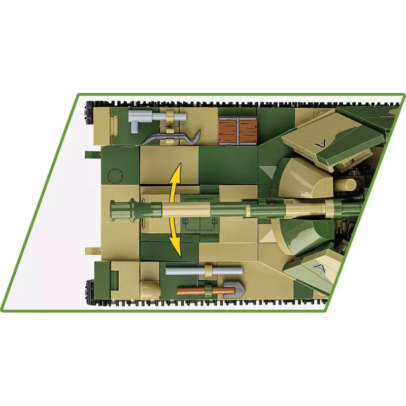 Cobi Blocks SD.KFZ.124 Wespe kit de modelismo, 860 bloques