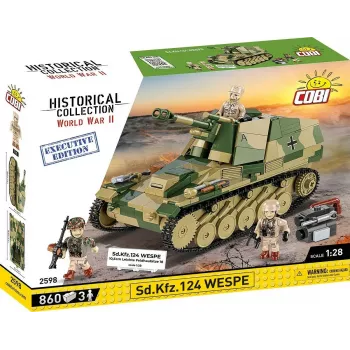 Cobi Blocks SD.KFZ.124 Wespe kit de modelismo, 860 bloques