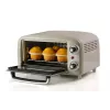 Ariete 3919 Mini horno eléctrico Vintage, 800 W, capacidad 10 l, doble cristal, retro, beige