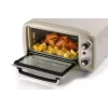 Ariete 3919 Mini horno eléctrico Vintage, 800 W, capacidad 10 l, doble cristal, retro, beige