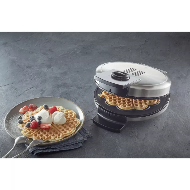 WMF Lono 04.1521.0011 Gofrera 5 gofres 900 W Negro, Cromo