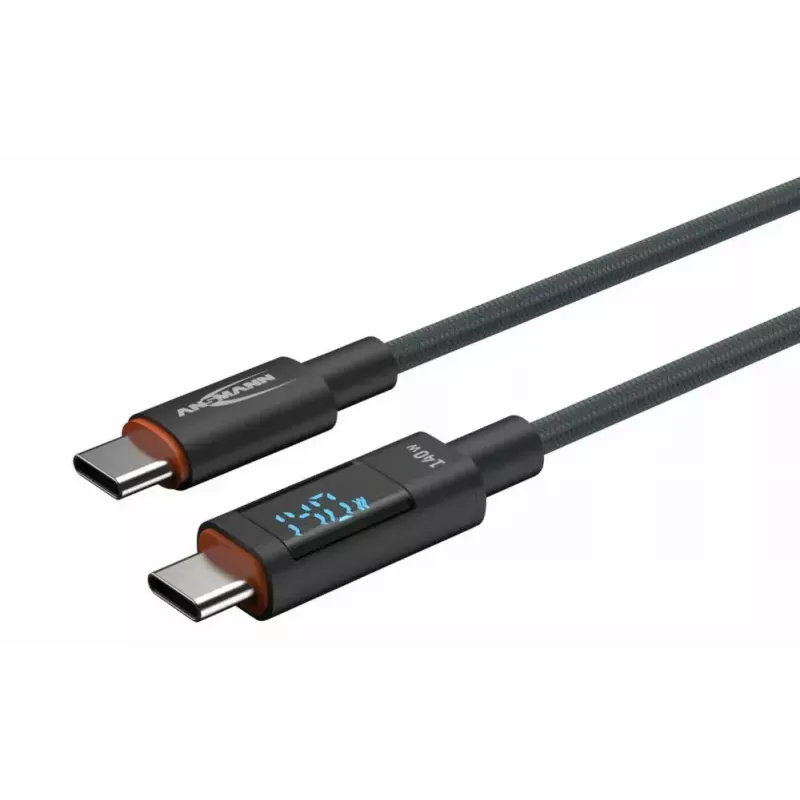 Cable USB Ansmann 1700-0176 USB 2.0 1,2m USB C Antracita