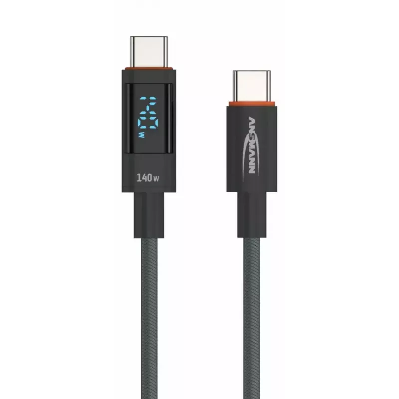 Cable USB Ansmann 1700-0176 USB 2.0 1,2m USB C Antracita