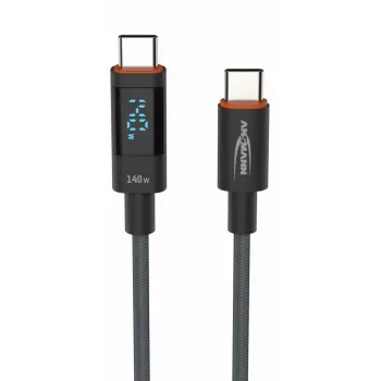 Cable USB Ansmann 1700-0176 USB 2.0 1,2m USB C Antracita