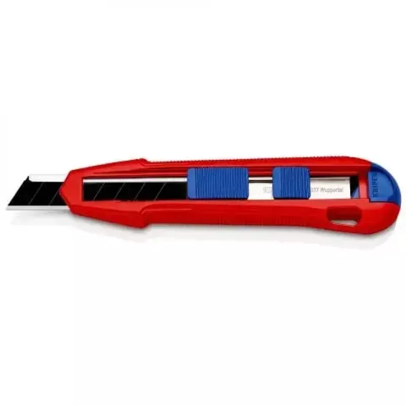 Cúter de hojas troceables Knipex CutiX® Negro Azul Rojo