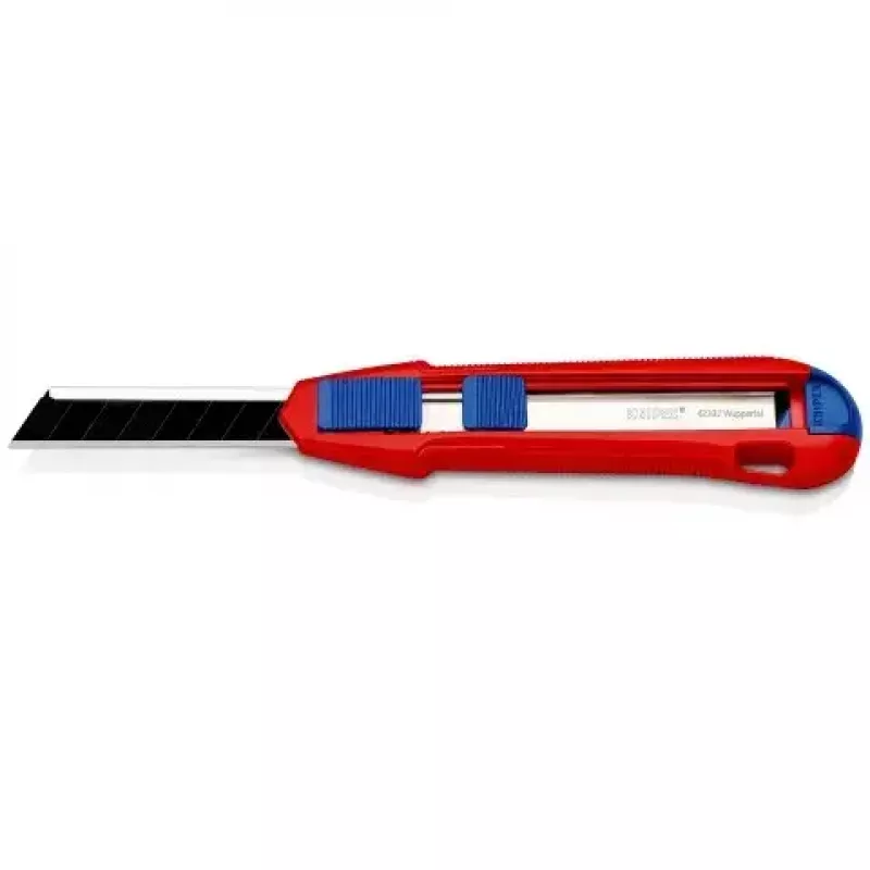 Cúter de hojas troceables Knipex CutiX® Negro Azul Rojo