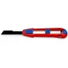 Cúter de hojas troceables Knipex CutiX® Negro Azul Rojo