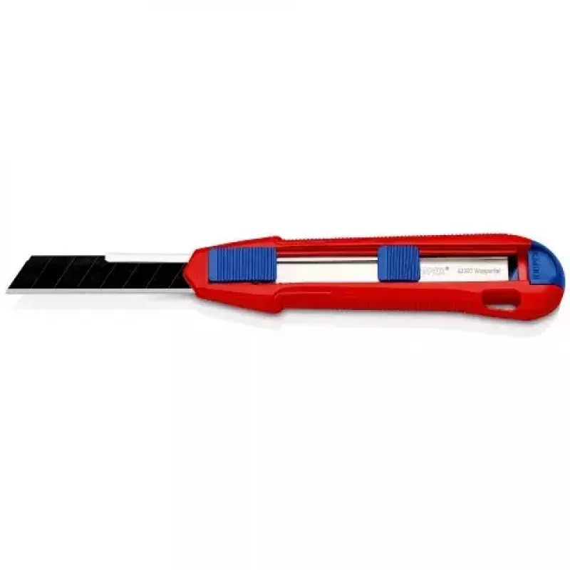 Cúter de hojas troceables Knipex CutiX® Negro Azul Rojo