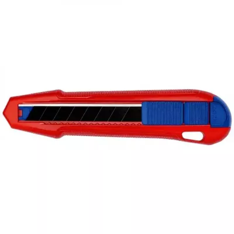 Cúter de hojas troceables Knipex CutiX® Negro Azul Rojo