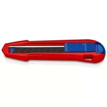 Cúter de hojas troceables Knipex CutiX® Negro Azul Rojo