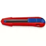 Cúter de hojas troceables Knipex CutiX® Negro Azul Rojo