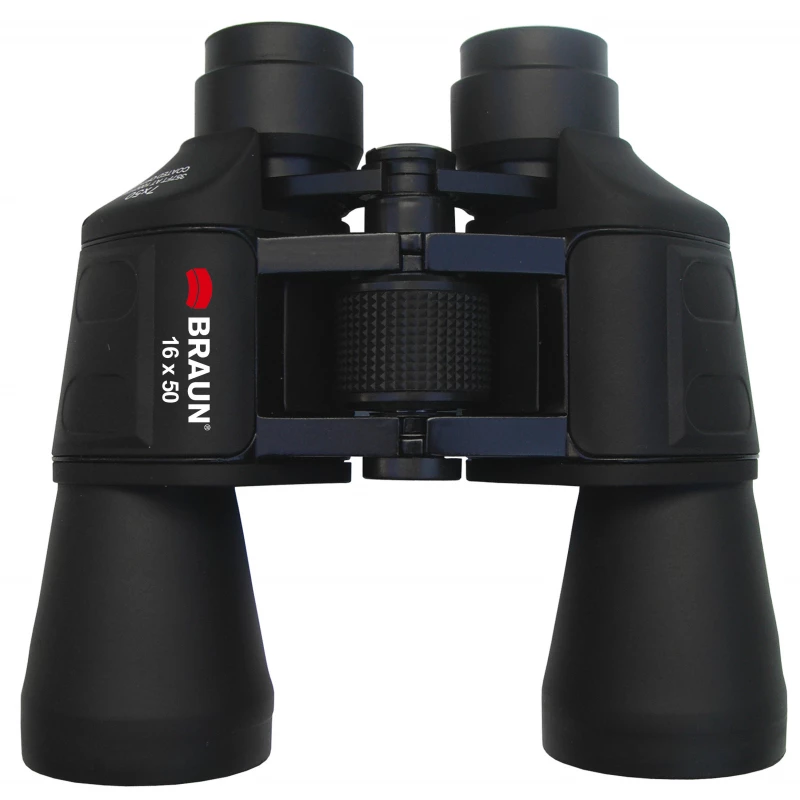 Prismáticos BRAUN 16x50 impermeables ligeros — aumento 16×, objetivo 50 mm