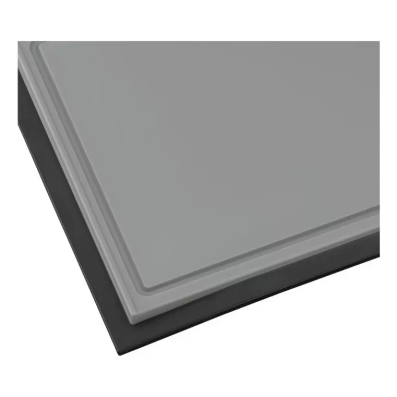 Tabla de cortar WMF Touch 32 x 20 cm Plástico Acero inoxidable Negro Gris