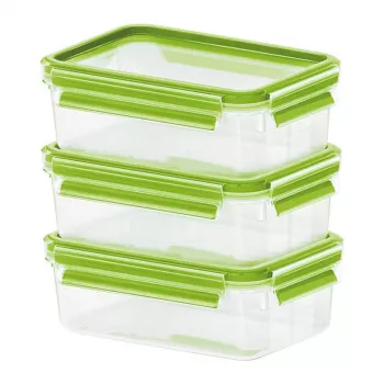 EMSA 515583 Recipiente de almacenamiento Caja rectangular 0,55 L Transparente 6 uds.