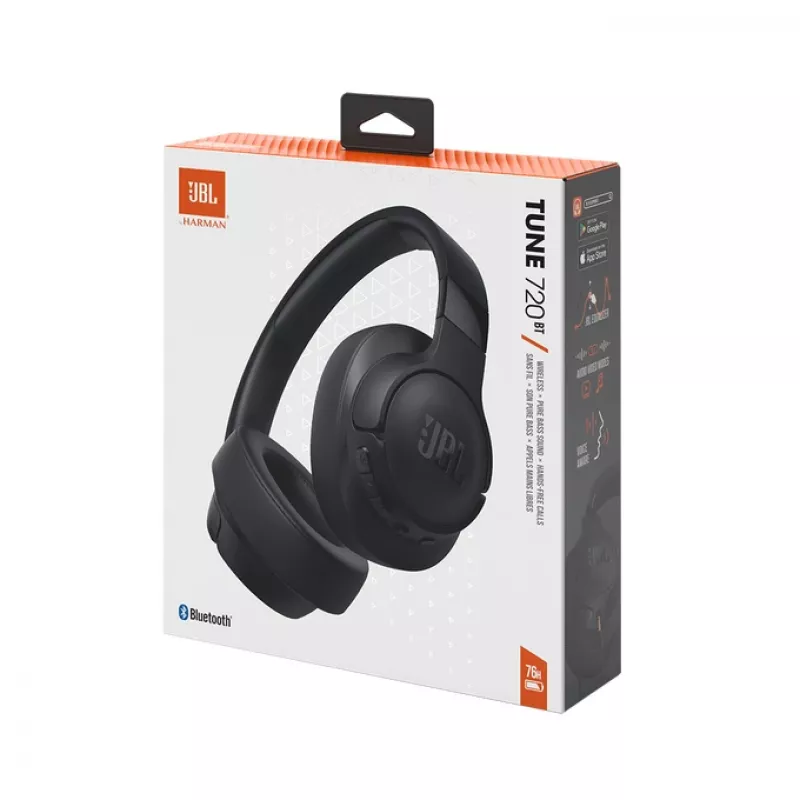 Auriculares JBL Tune 720BT inalámbricos de diadema llamadas/música Bluetooth negros