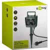 Alargador de corriente Goobay 55943 2m 2 tomas de corriente para exterior negro verde