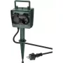 Alargador de corriente Goobay 55943 2m 2 tomas de corriente para exterior negro verde