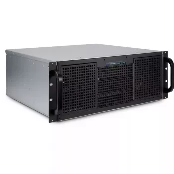 Caja para servidor Inter-Tech 4U 40240 Rack negra, gris