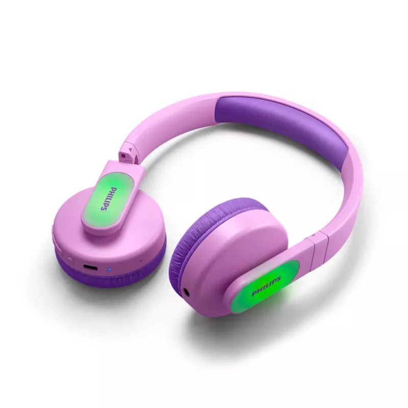 Auriculares/headset Philips TAK4206PK/00 con cable e inalámbricos de diadema llamadas/música USB Type-C Bluetooth rosa