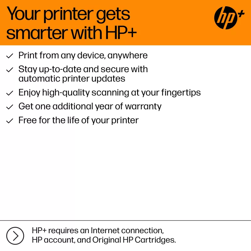 HP OfficeJet Pro 8125e impresora inalámbrica todo en uno en color, Instant Ink; impresión a doble cara