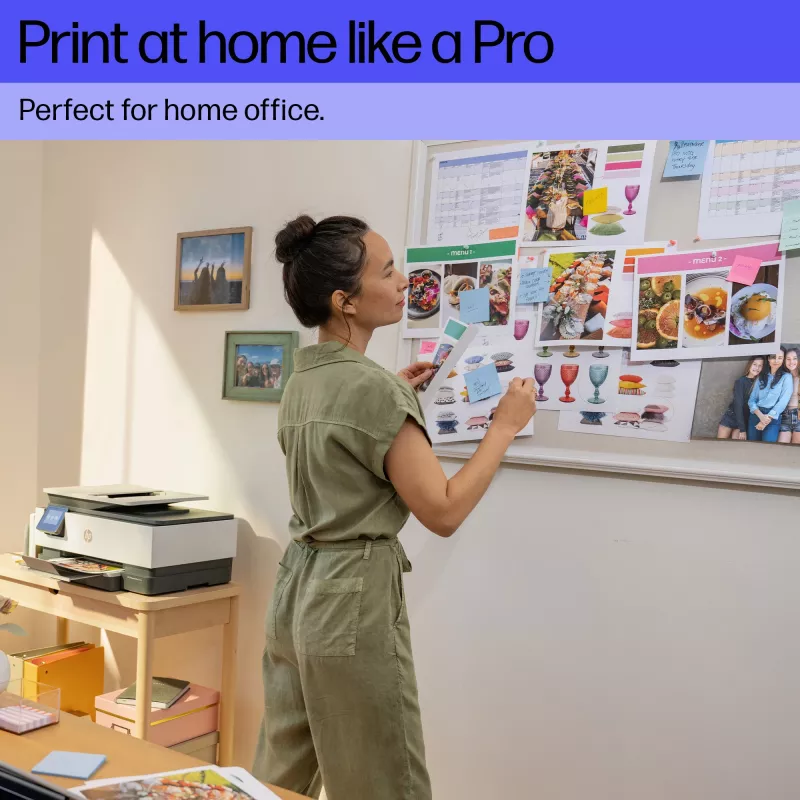 HP OfficeJet Pro 8125e impresora inalámbrica todo en uno en color, Instant Ink; impresión a doble cara