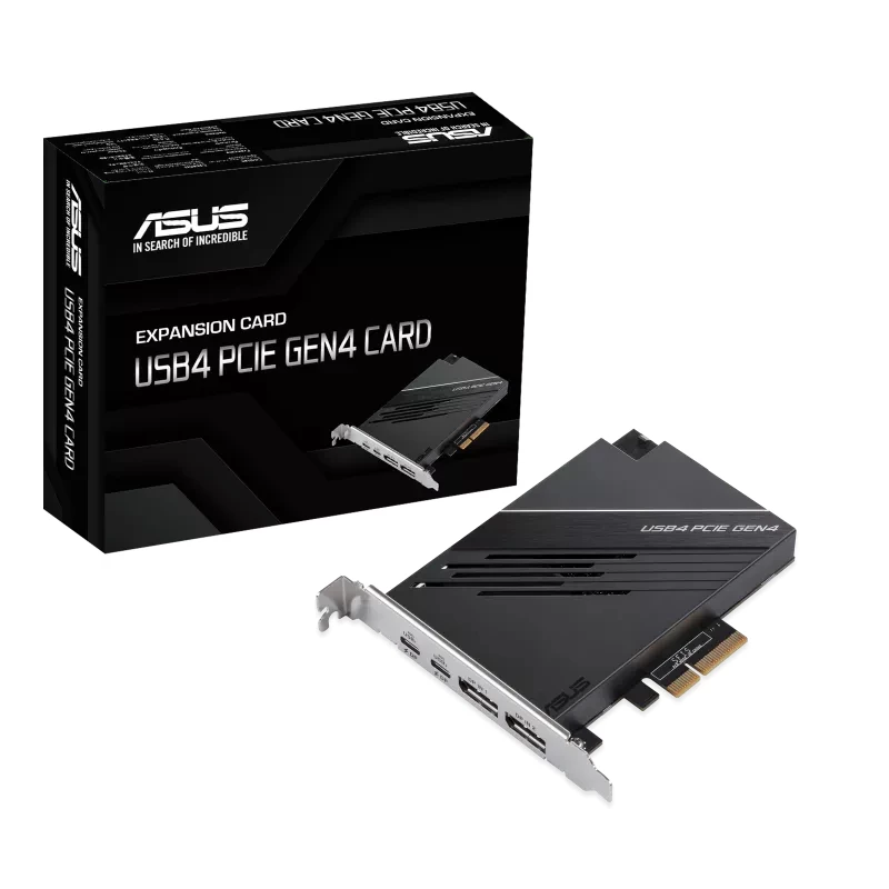 ASUS USB4 PCIe Gen4 Card tarjetas/adaptadores de interfaz internos DisplayPort, USB Type-C