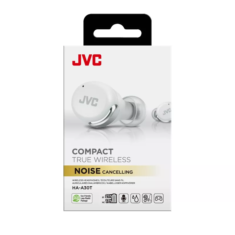 Auriculares JVC Active Noise Cancelling TWS blancos