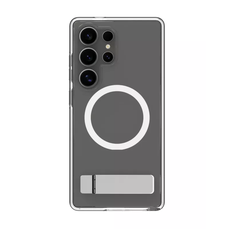 dbramante1928 Iceland Pro Qi2 Kick IMSUCL006464 funda para Samsung Galaxy S25 Ultra, plástico, transparente como el hielo