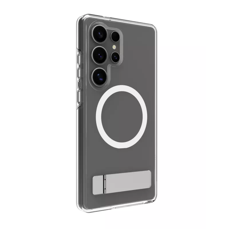 dbramante1928 Iceland Pro Qi2 Kick IMSUCL006464 funda para Samsung Galaxy S25 Ultra, plástico, transparente como el hielo
