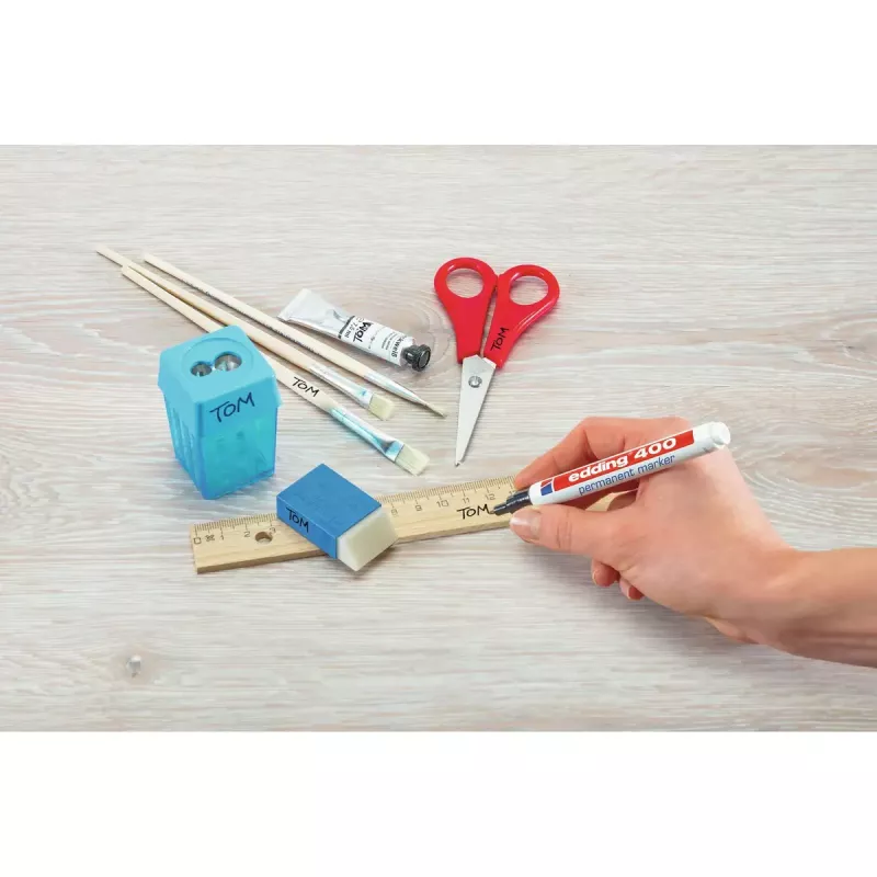 Rotulador permanente Edding 400 rojo