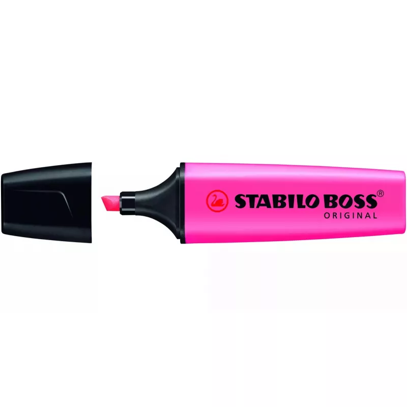 Rotulador STABILO BOSS Original punta biselada Rosa