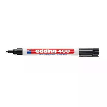 Rotulador permanente Edding 400 negro